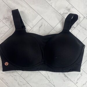 NWOT Livi Active Lane Bryant Womens Sports Bra Black NO WIRE 36C